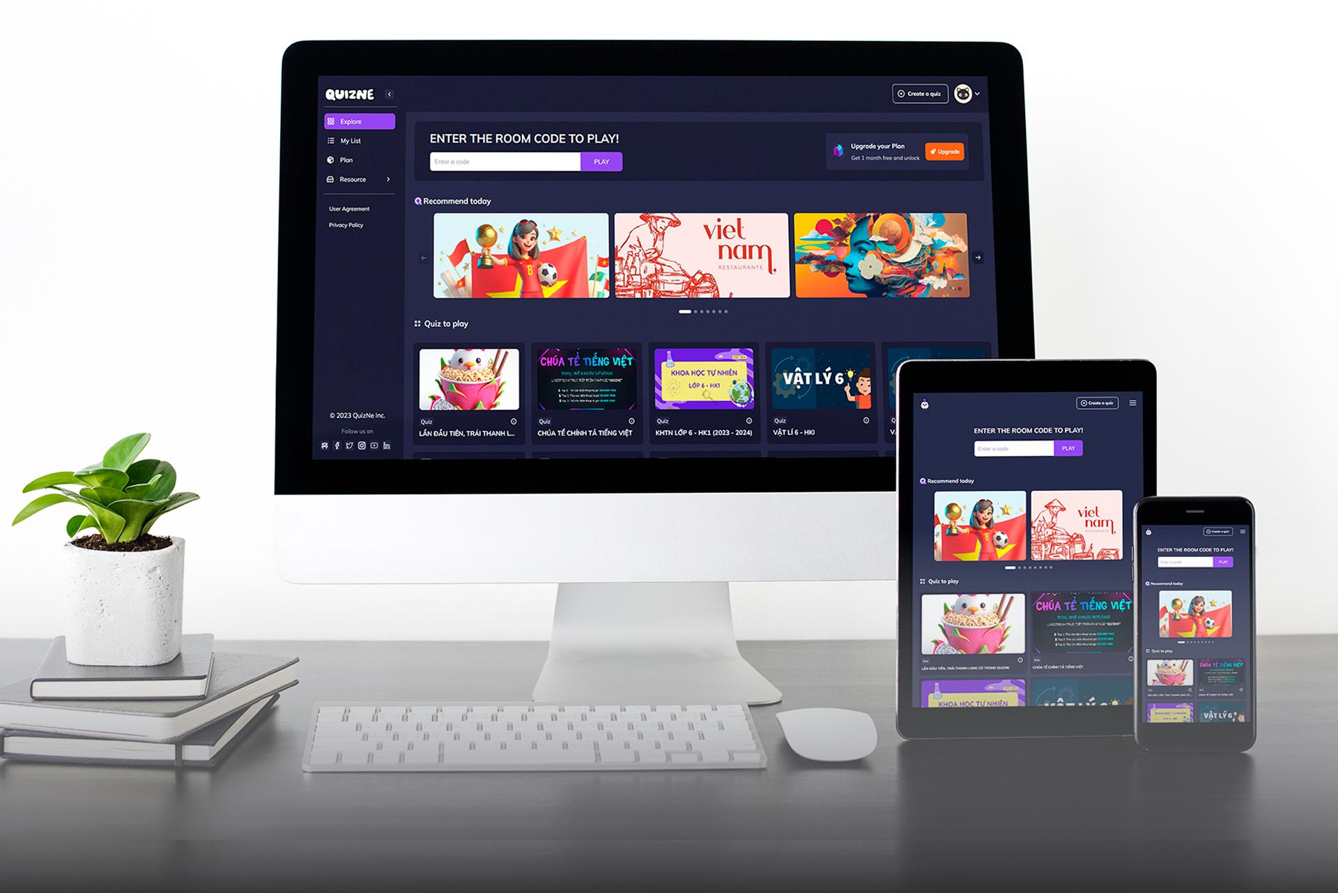 QuizNe Webapp / Mobile app