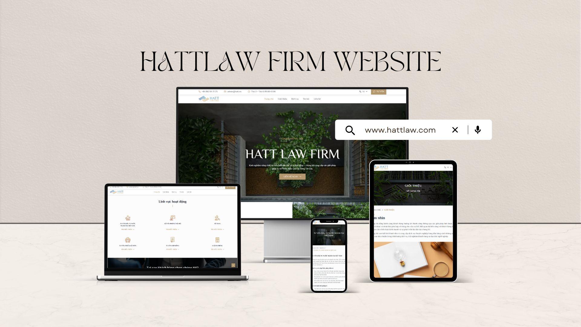 Hatt Law Firm Website